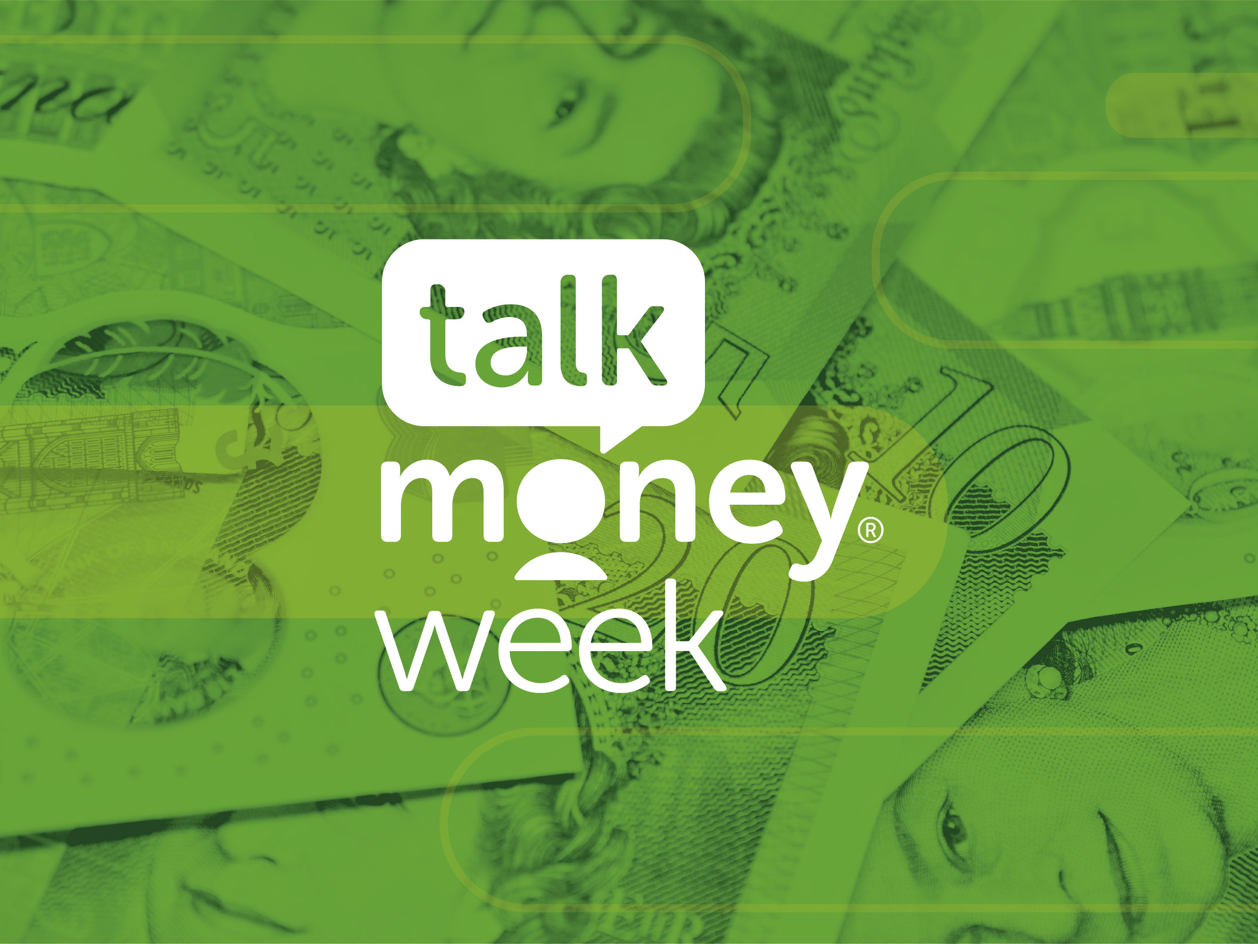 money with overlay 'talk money week'