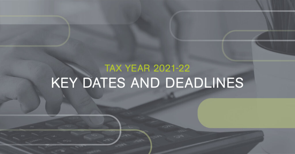 UK Tax Dates Calendar 2021/22 | TBL Accountants
