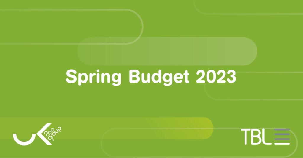 Spring budget round up 2023 TBL Accountants Southend, Essex